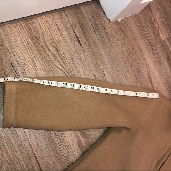 𝅺Vtg Inuvik Virgin Wool & Fur Trim Beige Full Length Parka Sz 12 / M - Picture 13 of 15